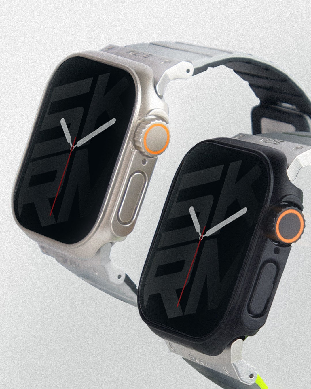 Watch 42mm Skinarma Gado Pro Dijital Taç Korumalı Kasa ve Ekran Koruyucu