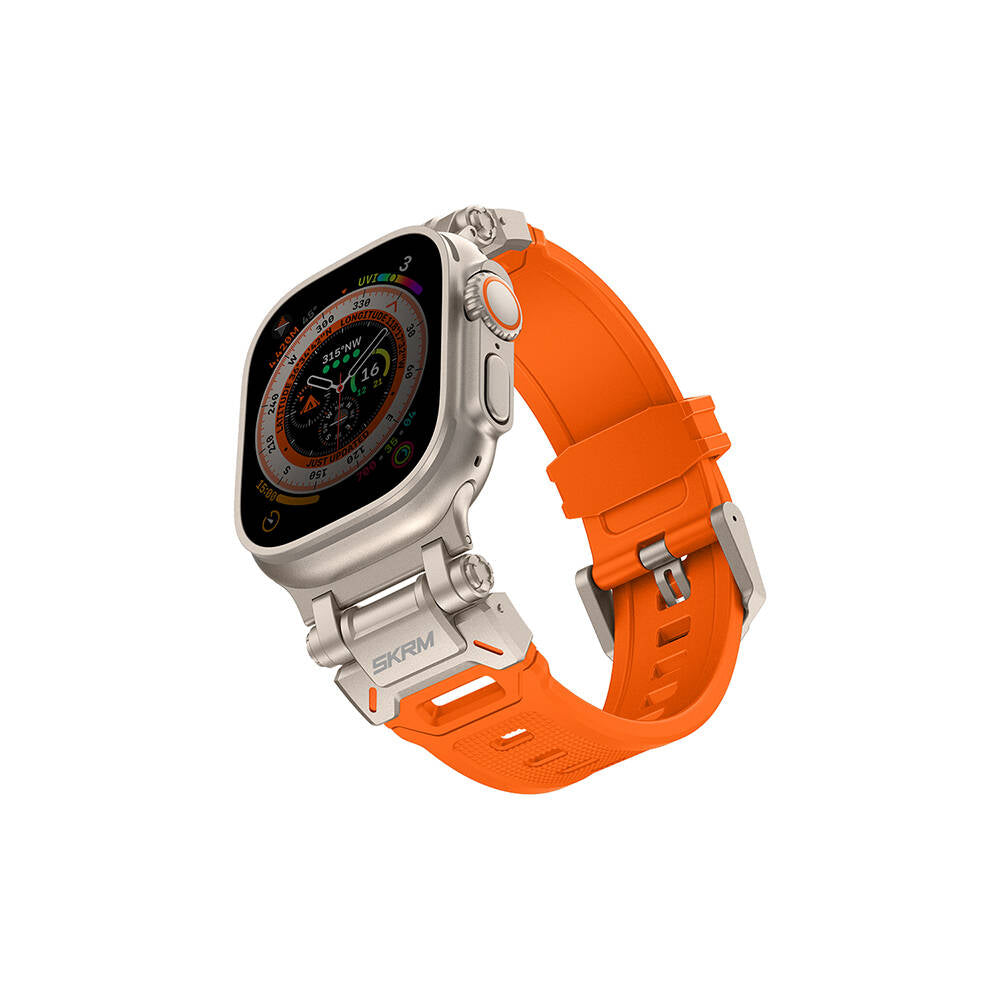 Watch 42mm SkinArma Titon Serisi Hava Alabilen Delikli Silikon Kordon