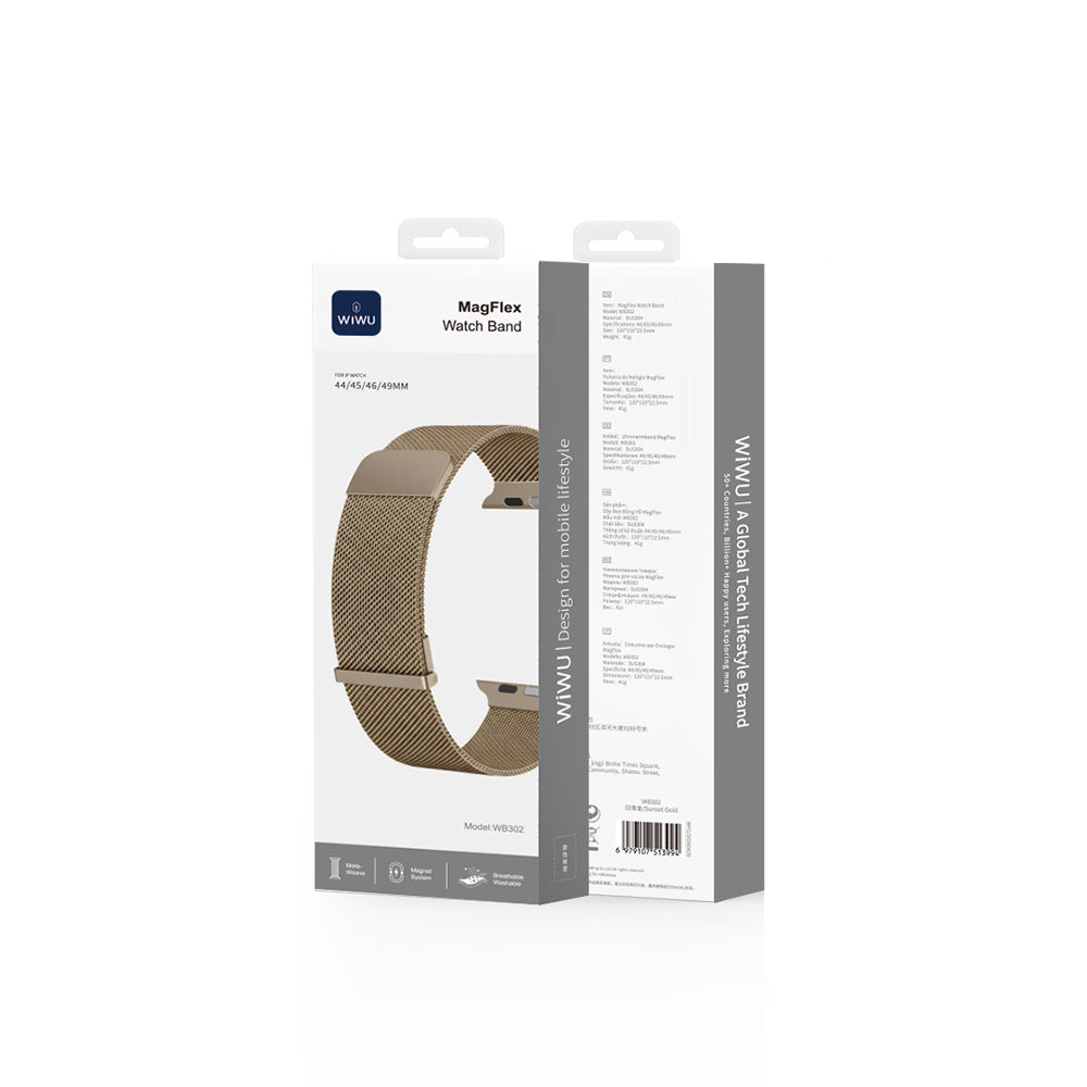 Watch 42mm Wiwu MagFlex Secure Serisi Metal Kordon