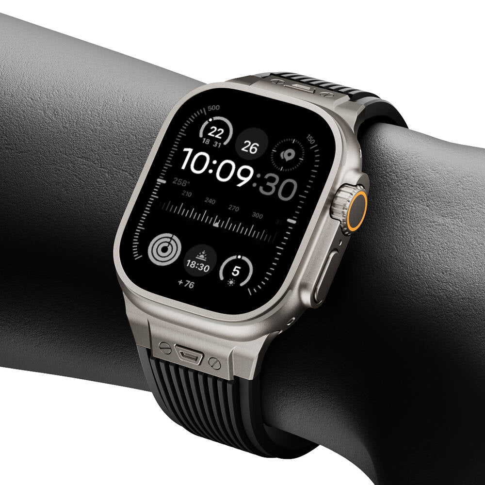 Watch 42mm Zore KRD-113 Spor Görünümlü Silikon Kordon