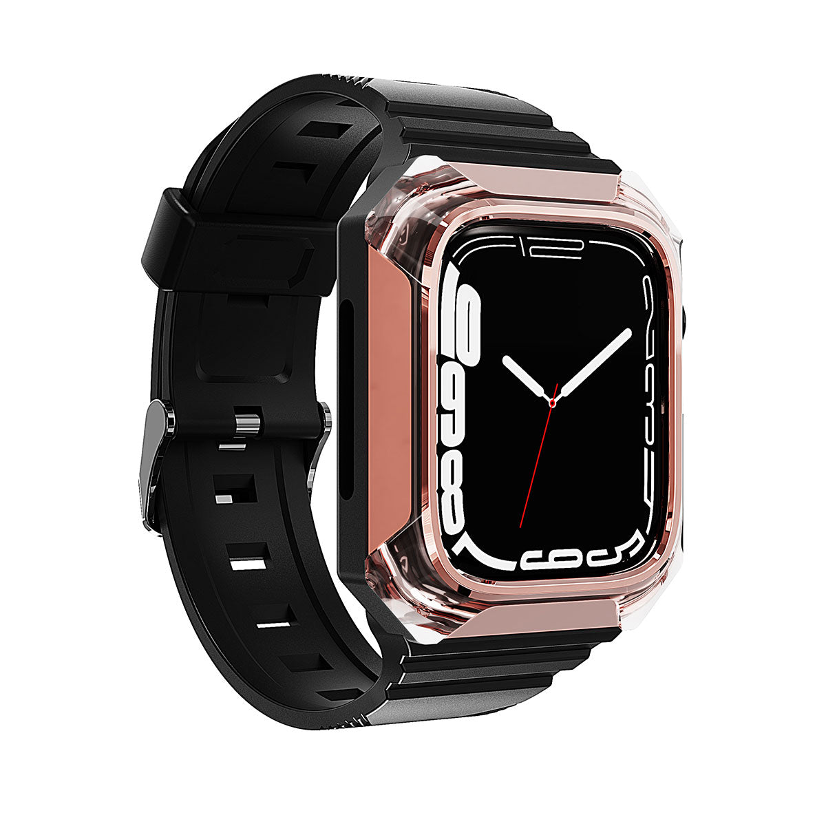 Watch 42mm Zore KRD-88 Sert PC Kasa Koruyuculu Silikon Kordon