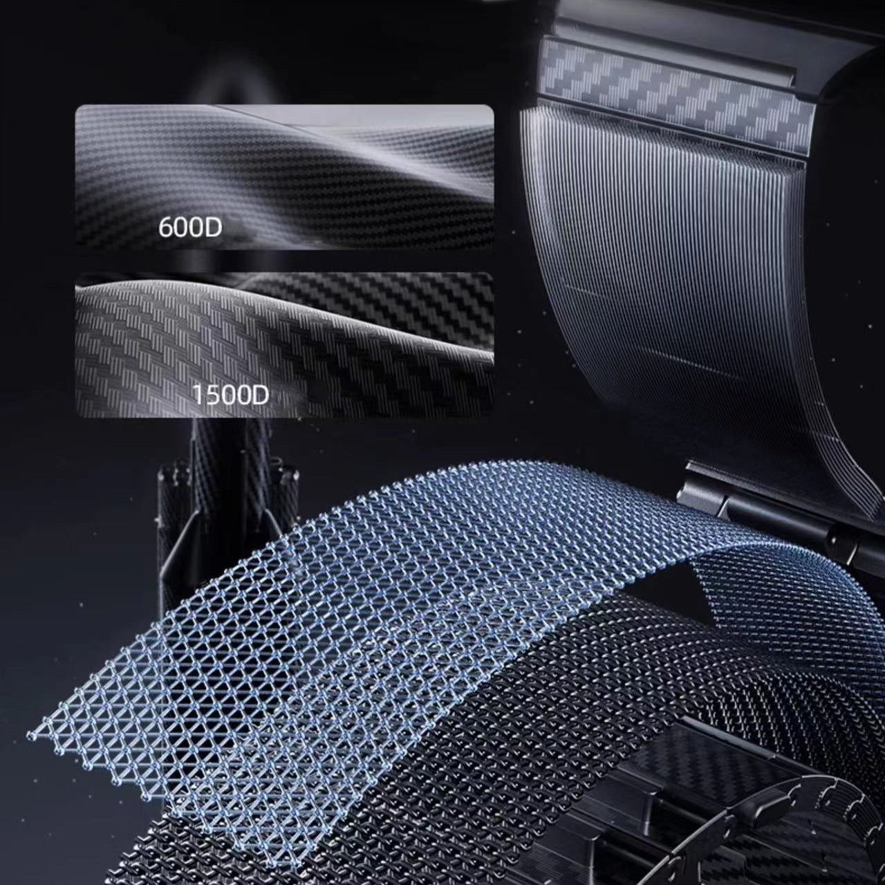 Watch 42mm Zore KRD-90 600D Karbon Fiber Kordon