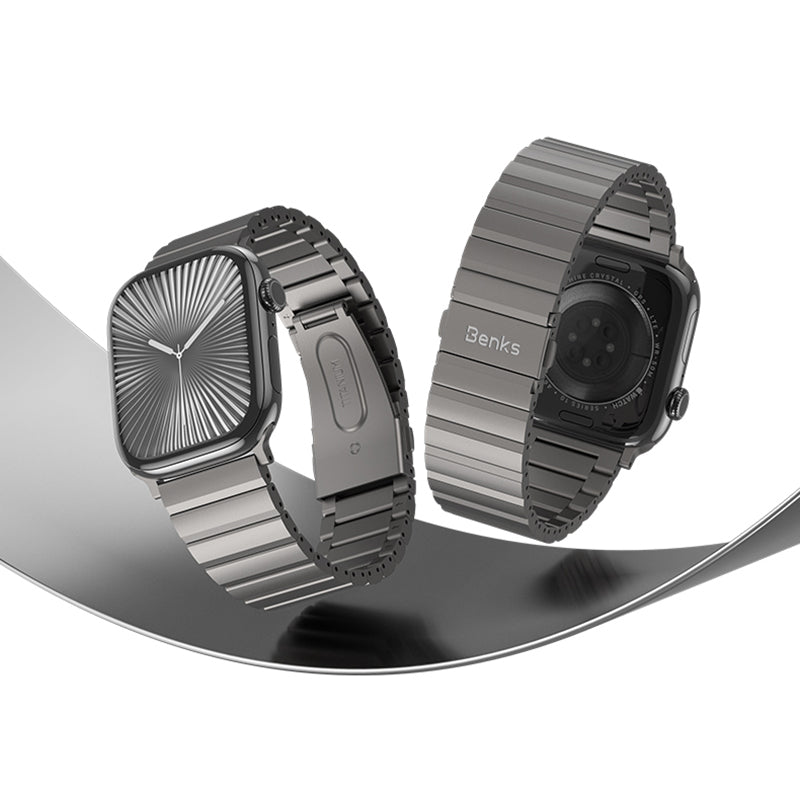 Watch 44mm Benks Aero Titan Serisi Titanyum Metal Kordon