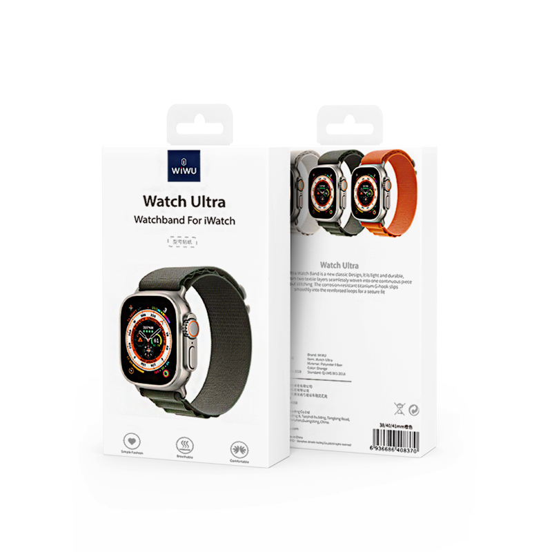 Watch 44mm Kordon Wiwu WU-01 Hasır Örgü Strap Kayış