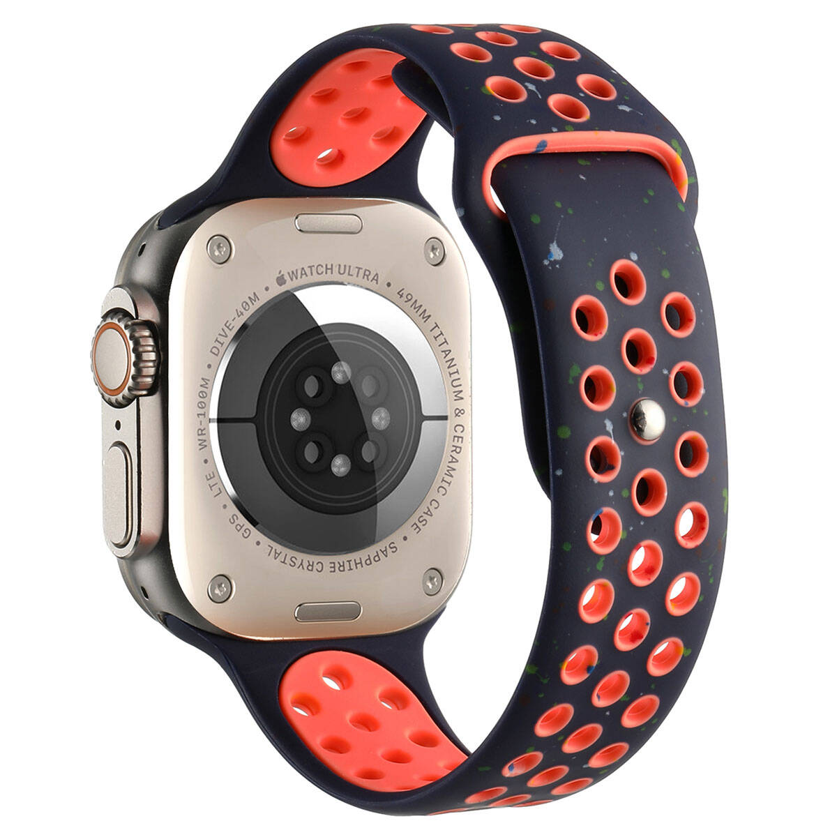 Watch 44mm Kordon Yeni Seri 2023 KRD-02 Silikon Strap Kayış
