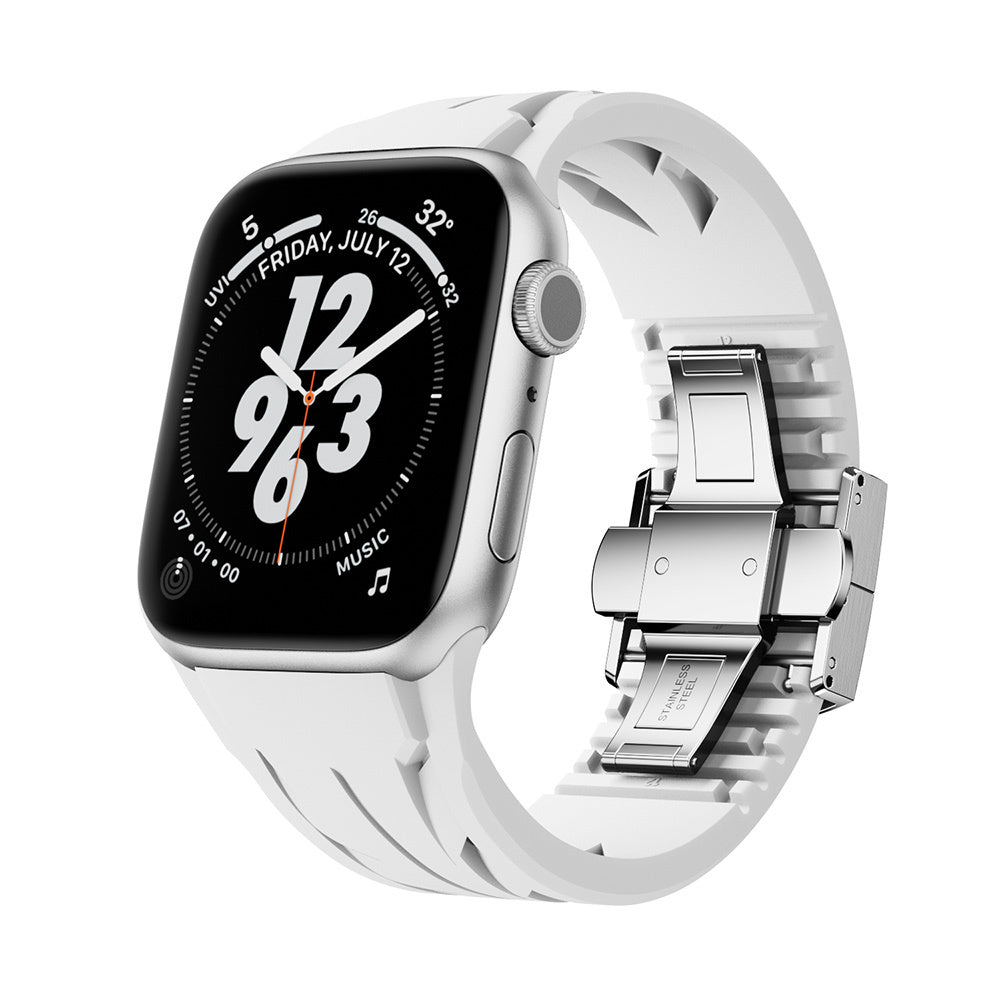 Watch 44mm KRD-127 Metal Tokalı Silikon Kordon