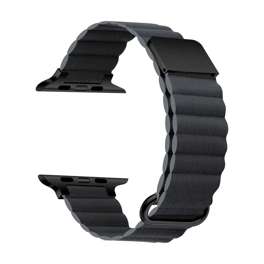 Watch 44mm KRD-78 PU Deri Kordon Strap Kayış