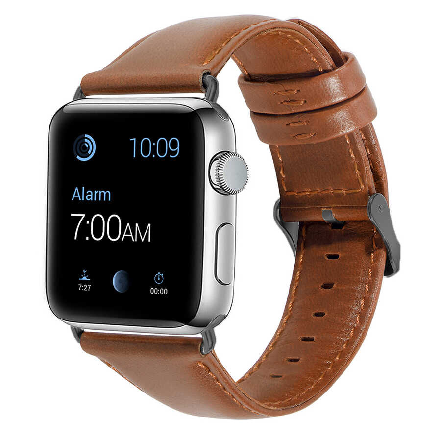 Watch 44mm Luxury Leather Deri Kordon