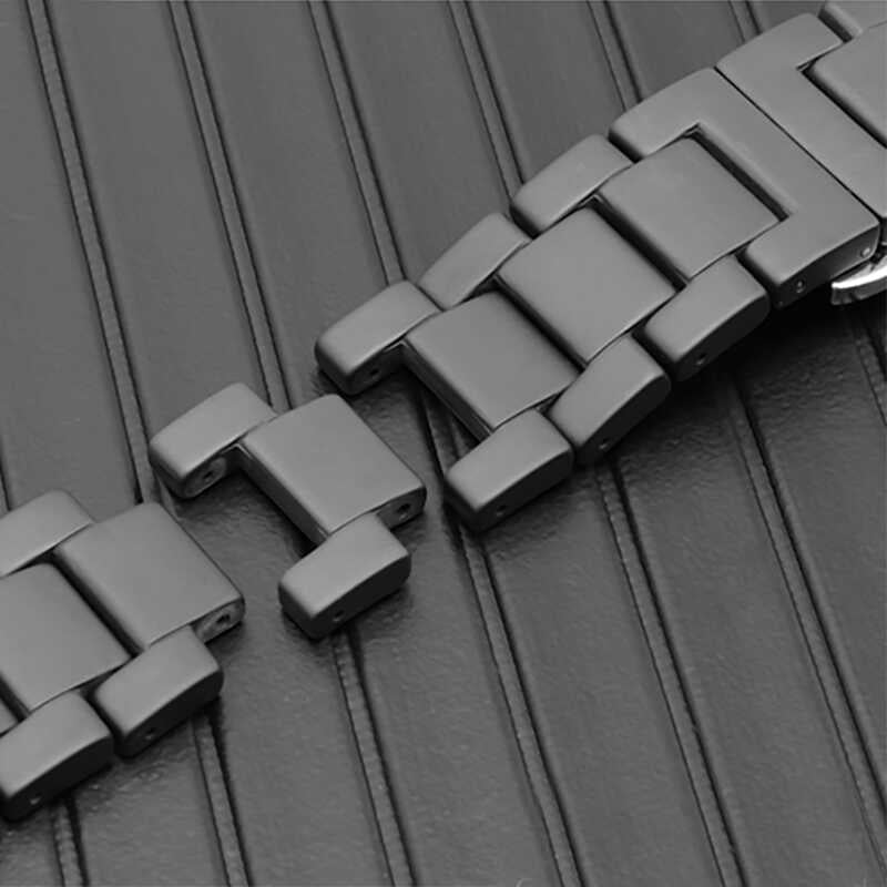 Watch 44mm Mat Seramik Metal Kordon