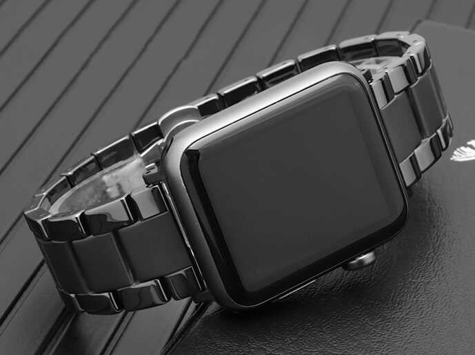 Watch 44mm Mat Seramik Metal Kordon