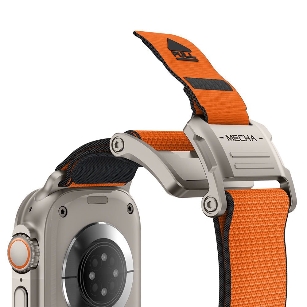Watch 44mm Mohseven iWatch Mecha Sport Hasır Kordon