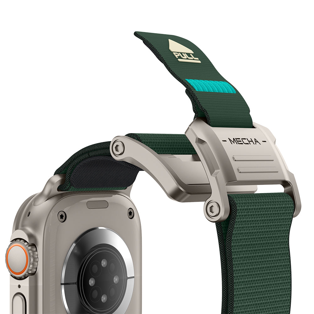 Watch 44mm Mohseven iWatch Mecha Sport Hasır Kordon