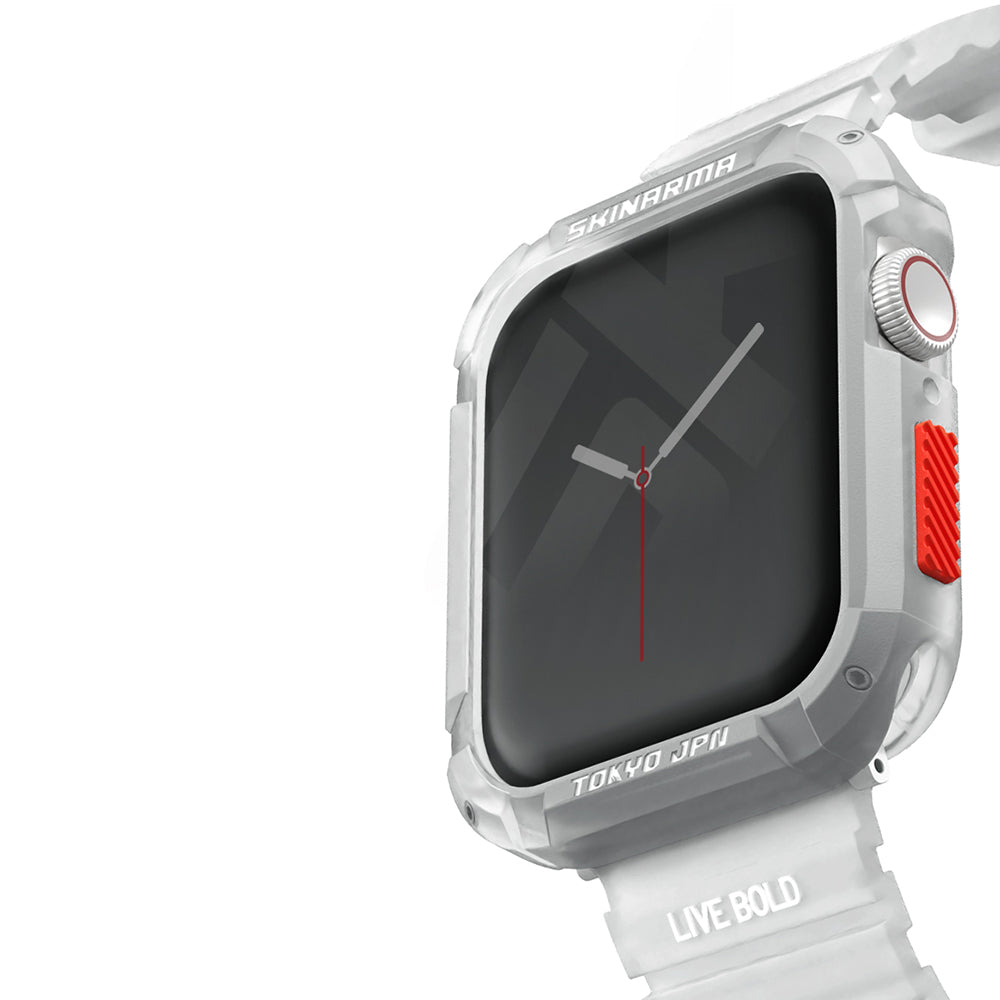 Watch 44mm SkinArma Kurono Buzlu Tasarım Sert PC Kasa Koruyucu