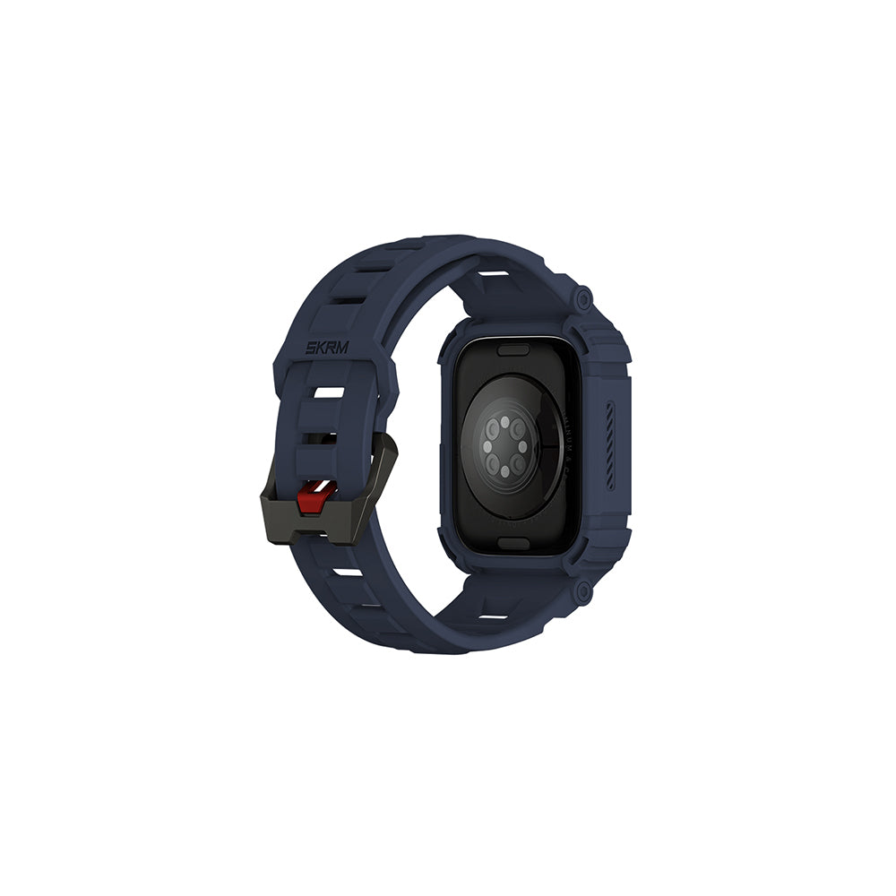 Watch 44mm Skinarma Mecha 2in1 TPU Kasa Koruyucu + Silikon Kordon