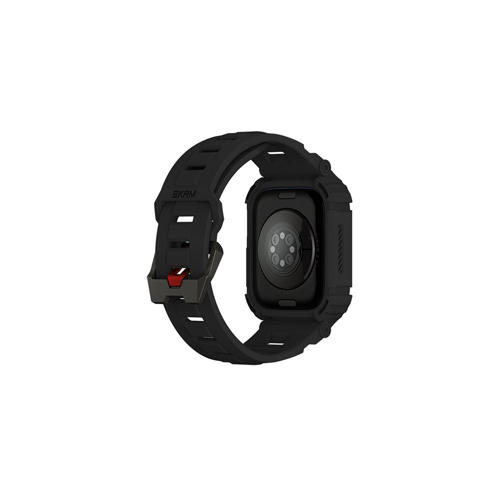 Watch 44mm Skinarma Mecha 2in1 TPU Kasa Koruyucu + Silikon Kordon