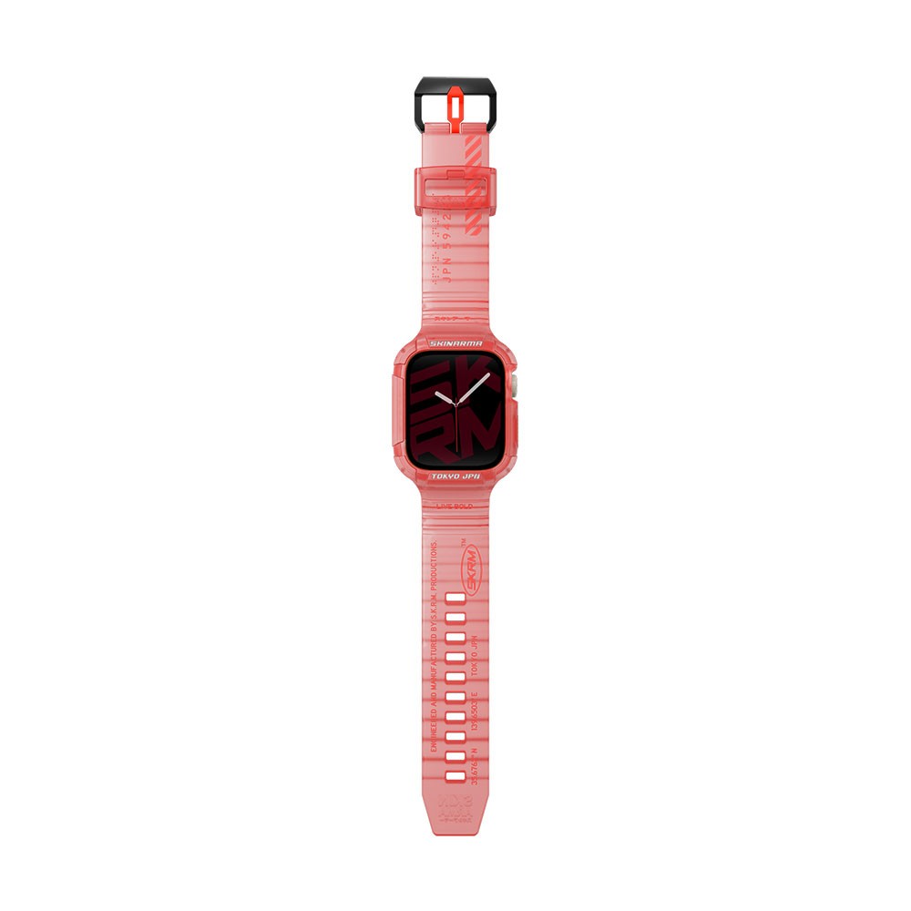 Watch 44mm SkinArma Saido Sert PC Kasa Koruyuculu Silikon Kordon