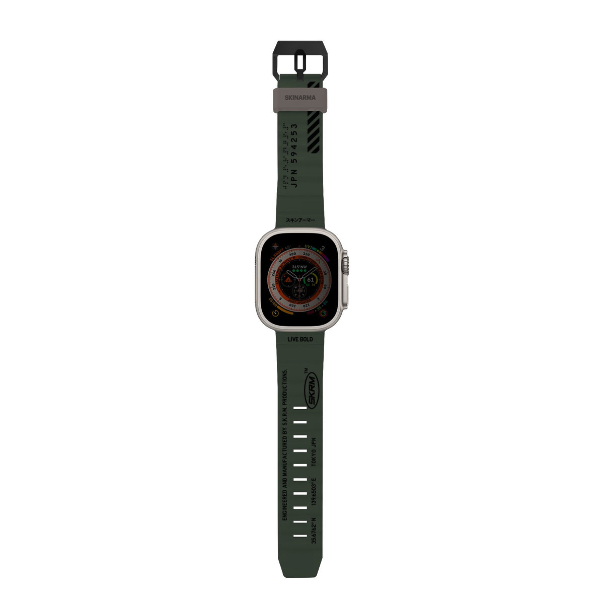 Watch 44mm SkinArma Shokku Silikon Kordon