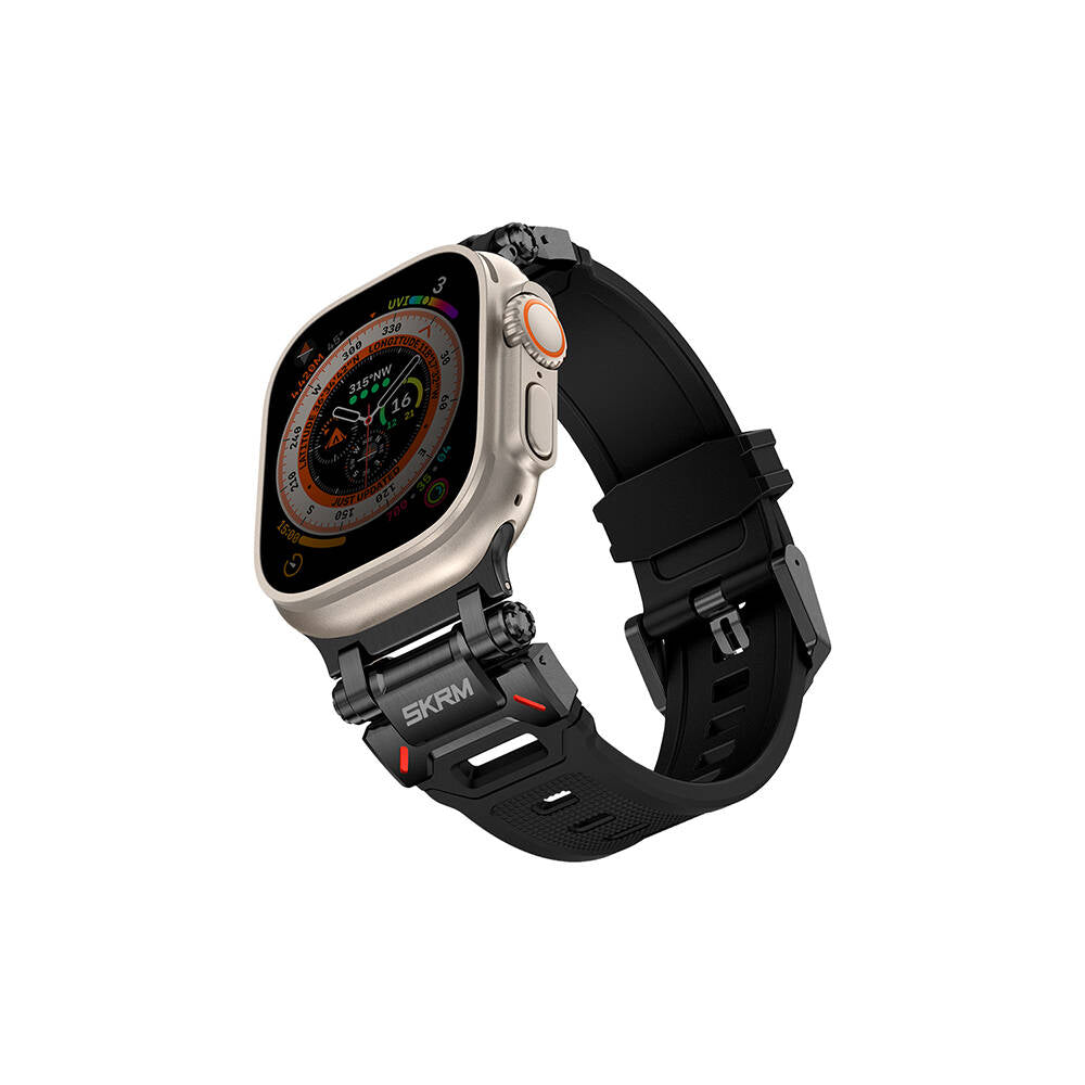Watch 44mm SkinArma Titon Serisi Hava Alabilen Delikli Silikon Kordon
