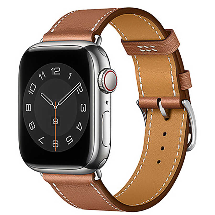Watch 44mm Wiwu Attleage Watchband Hakiki Deri Kordon