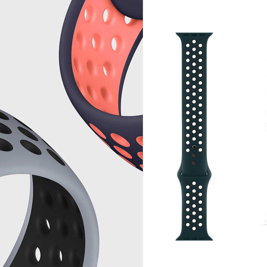 Watch 44mm Wiwu Dual Color Sport Band Silikon Kordon