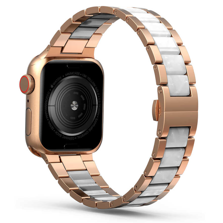 Watch 44mm Wiwu Resin Steel Belt Metal Kordon
