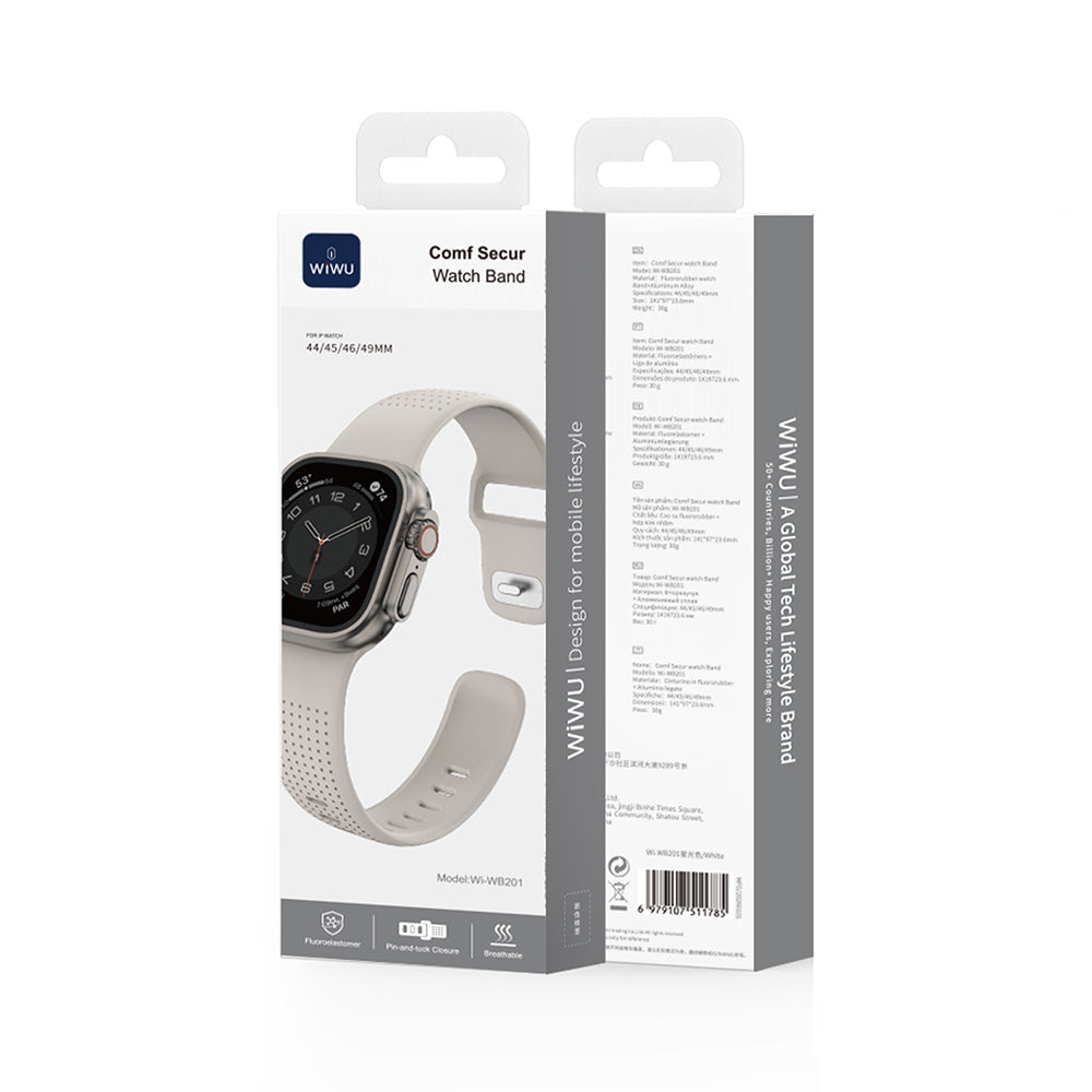 Watch 44mm Wiwu Wi-WB0201 Comf Secur Serisi Silikon Kordon