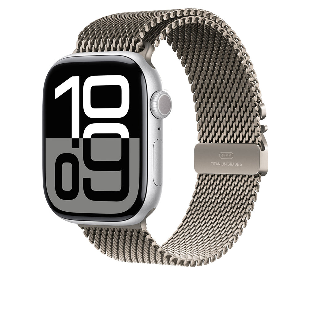 Watch 44mm Zore KRD-100 Titanyum Hasır Kordon