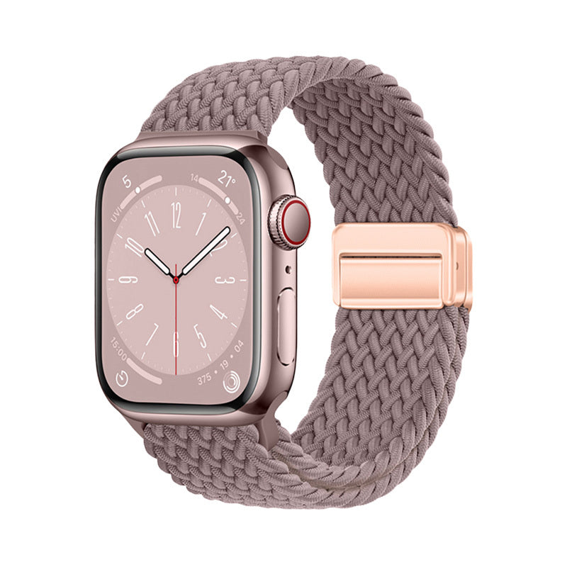 Watch 44mm Zore KRD-134 Örgü Tasarımlı Hasır Kordon Strap Kayış