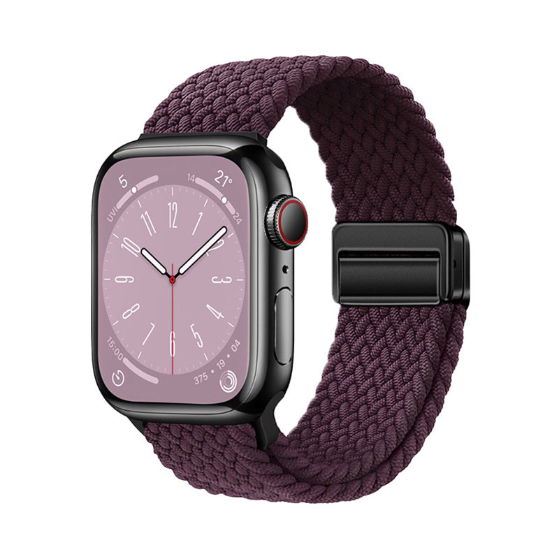 Watch 44mm Zore KRD-134 Örgü Tasarımlı Hasır Kordon Strap Kayış