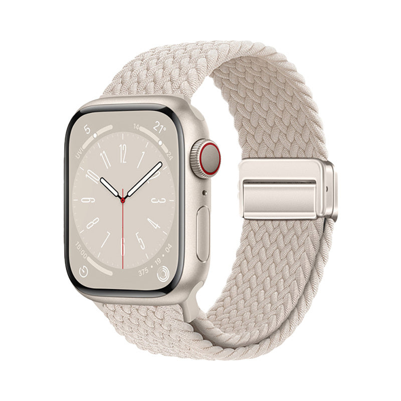 Watch 44mm Zore KRD-134 Örgü Tasarımlı Hasır Kordon Strap Kayış
