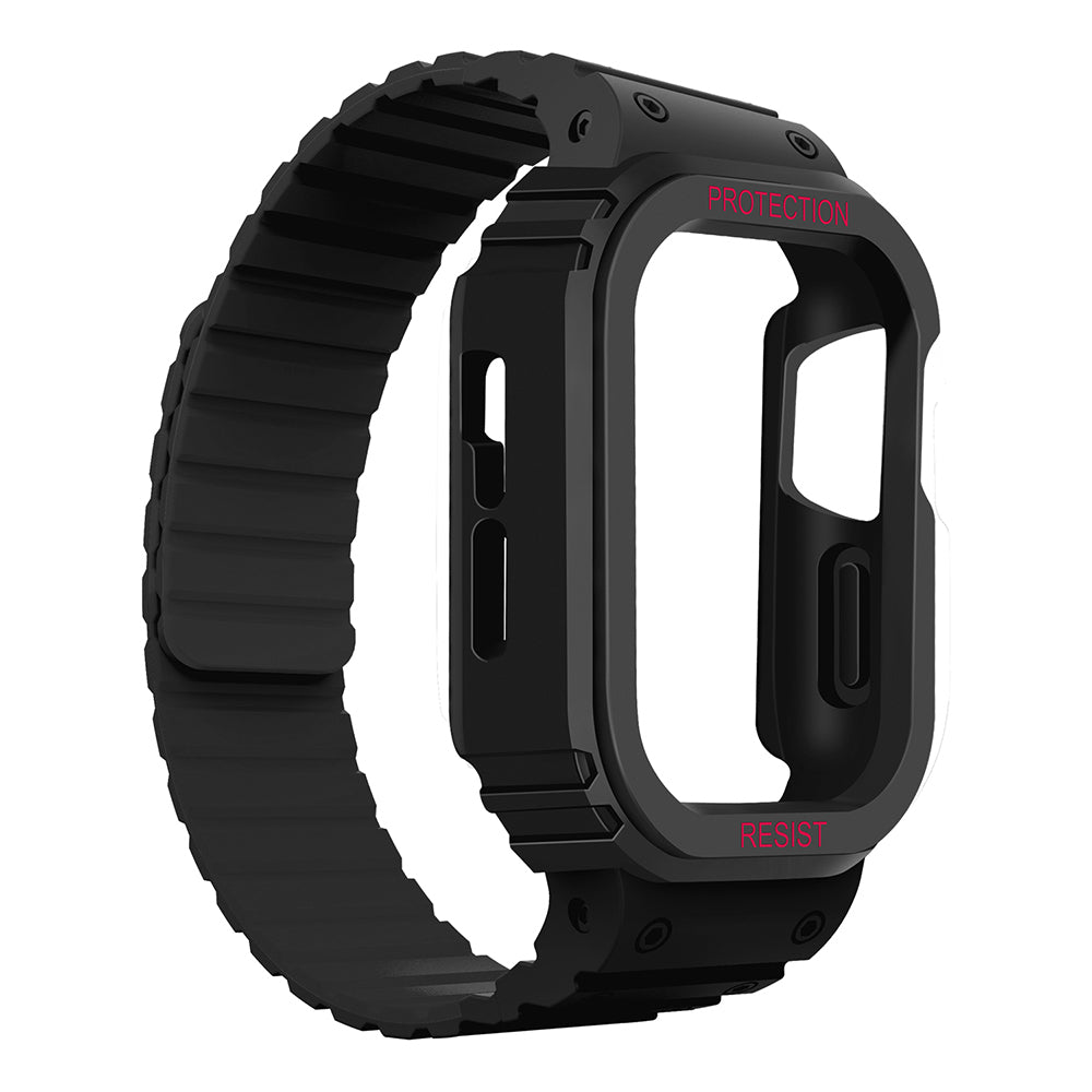Watch 44mm Zore KRD-142 Airbag Tasarımlı Kasa Koruyuculu Silikon Kordon