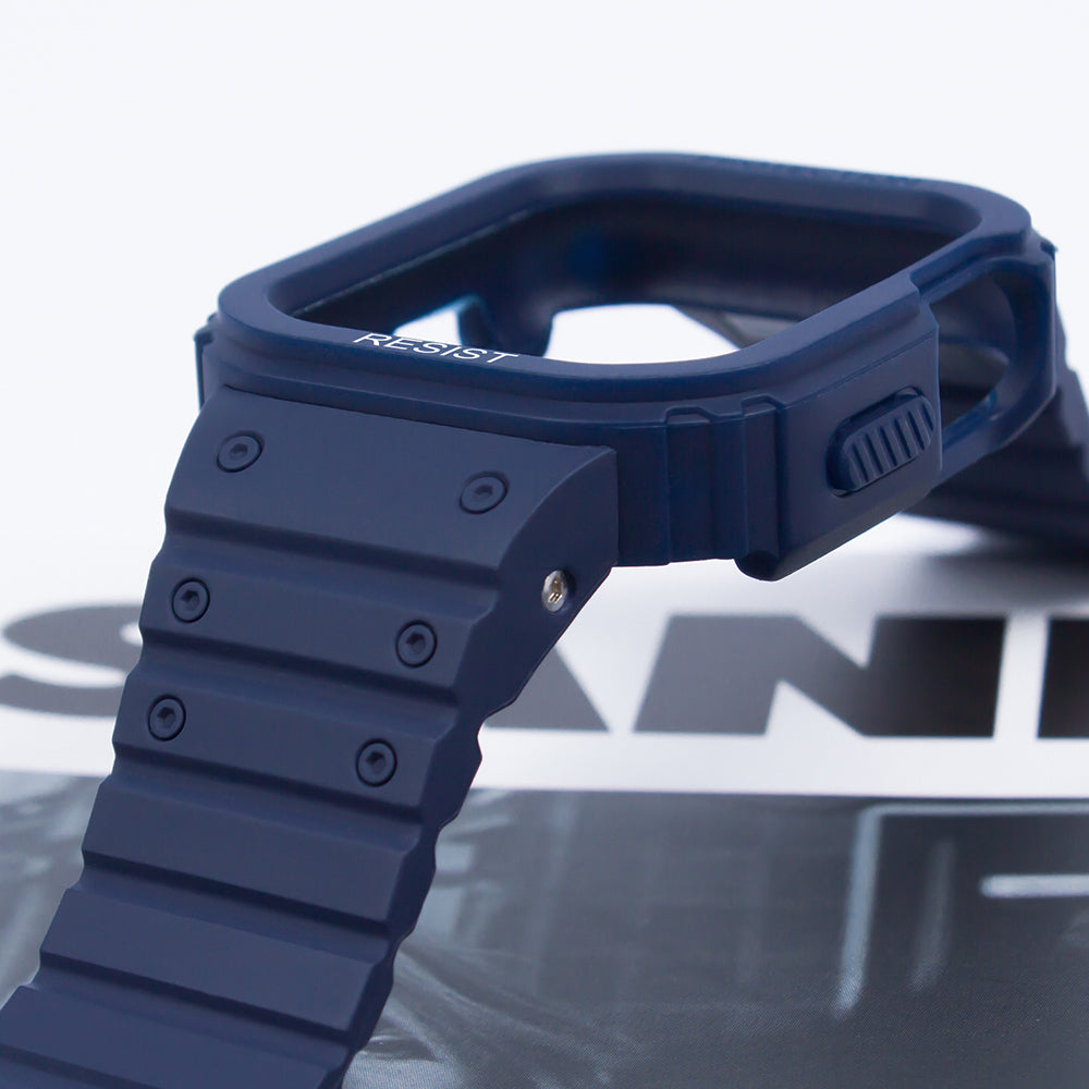 Watch 44mm Zore KRD-142 Airbag Tasarımlı Kasa Koruyuculu Silikon Kordon