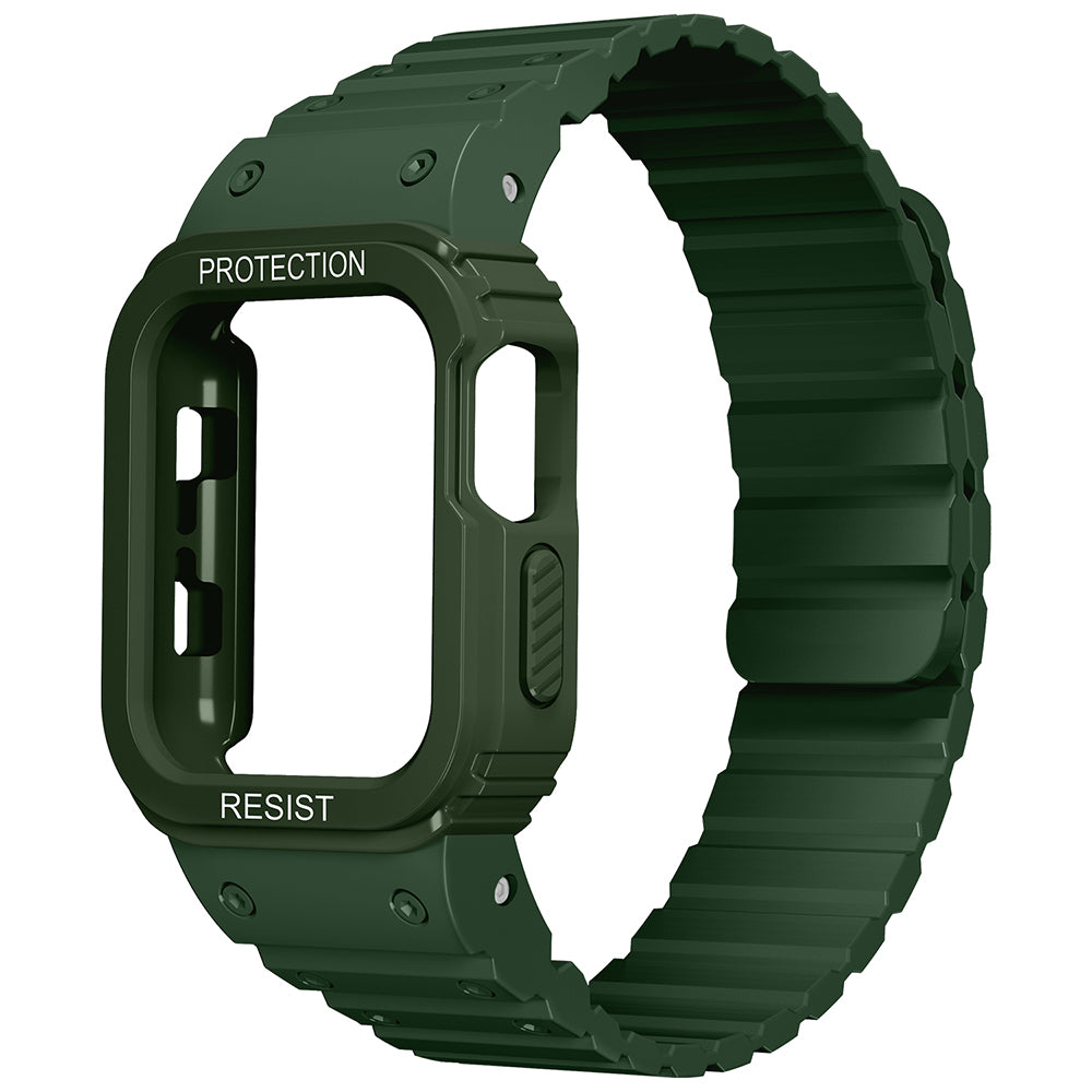 Watch 44mm Zore KRD-142 Airbag Tasarımlı Kasa Koruyuculu Silikon Kordon