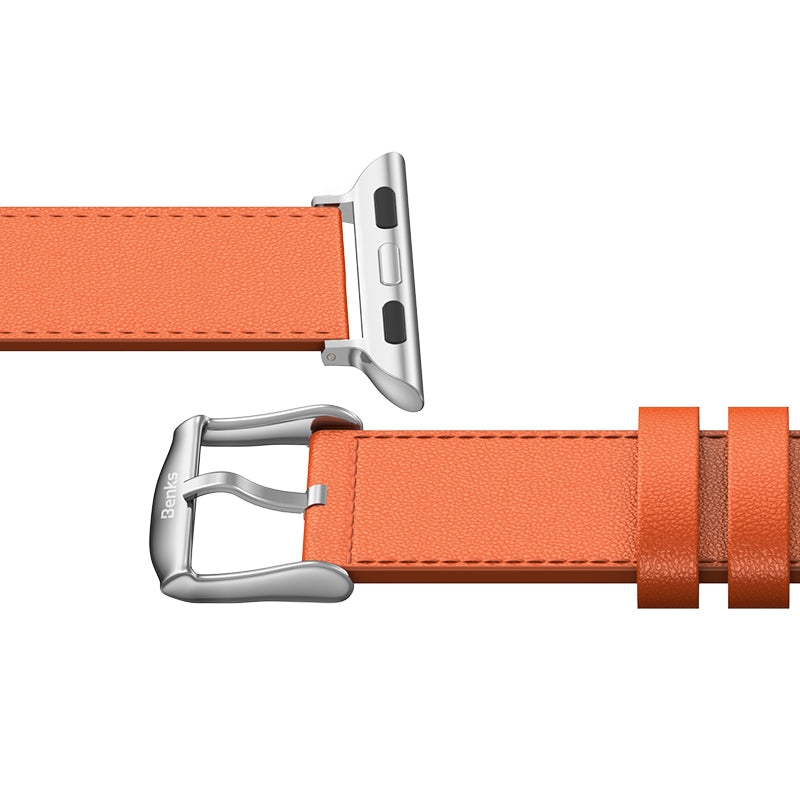 Watch 7 41mm Benks Vintage Genuine Leather Serisi Deri Kordon Strap Kayış