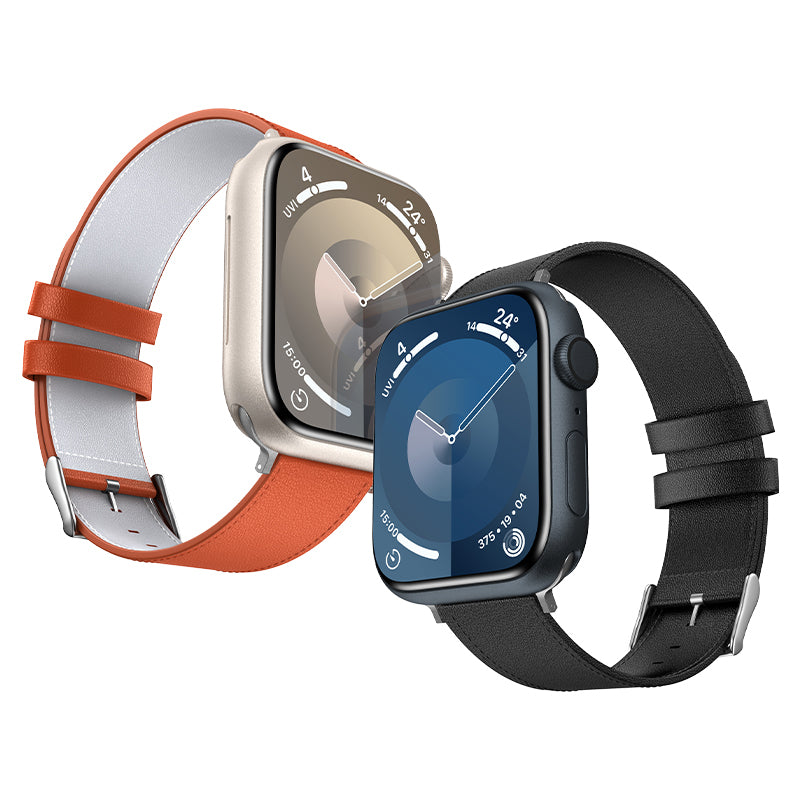 Watch 7 41mm Benks Vintage Genuine Leather Serisi Deri Kordon Strap Kayış