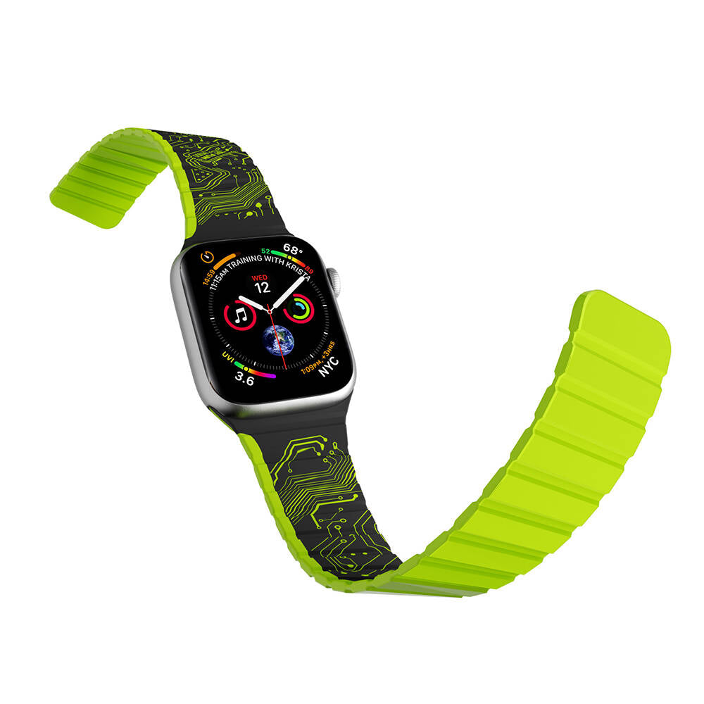 Watch 7 41mm Kordon Youngkit Technological Magnetik Tak Çıkar Silikon Strap Kayış