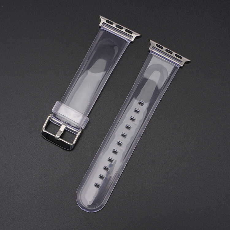 Watch 7 41mm KRD-13 Şeffaf Silikon Kordon