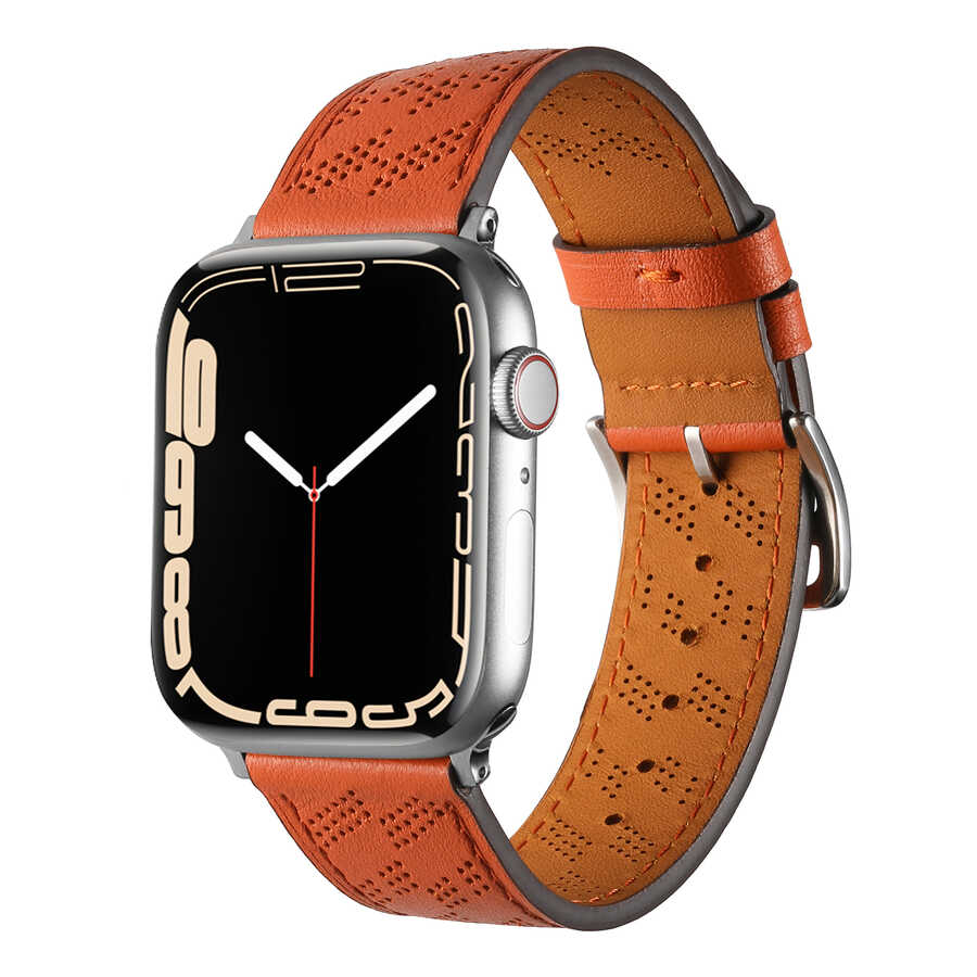 Watch 7 41mm KRD-76 PU Deri Kordon Strap Kayış
