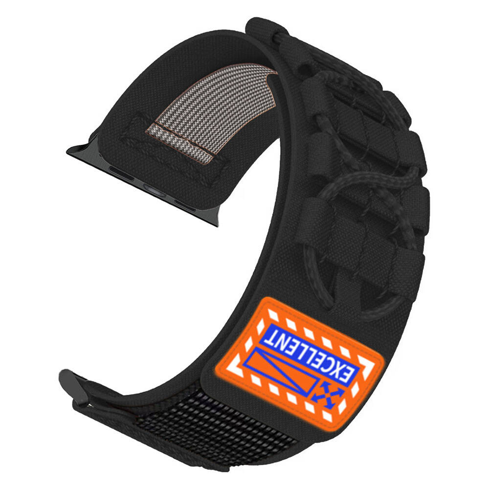 Watch 7 41mm Zore KRD-112 Orbital Örgülü Halat Tasarımlı Naylon Kumaş Hasır Kordon