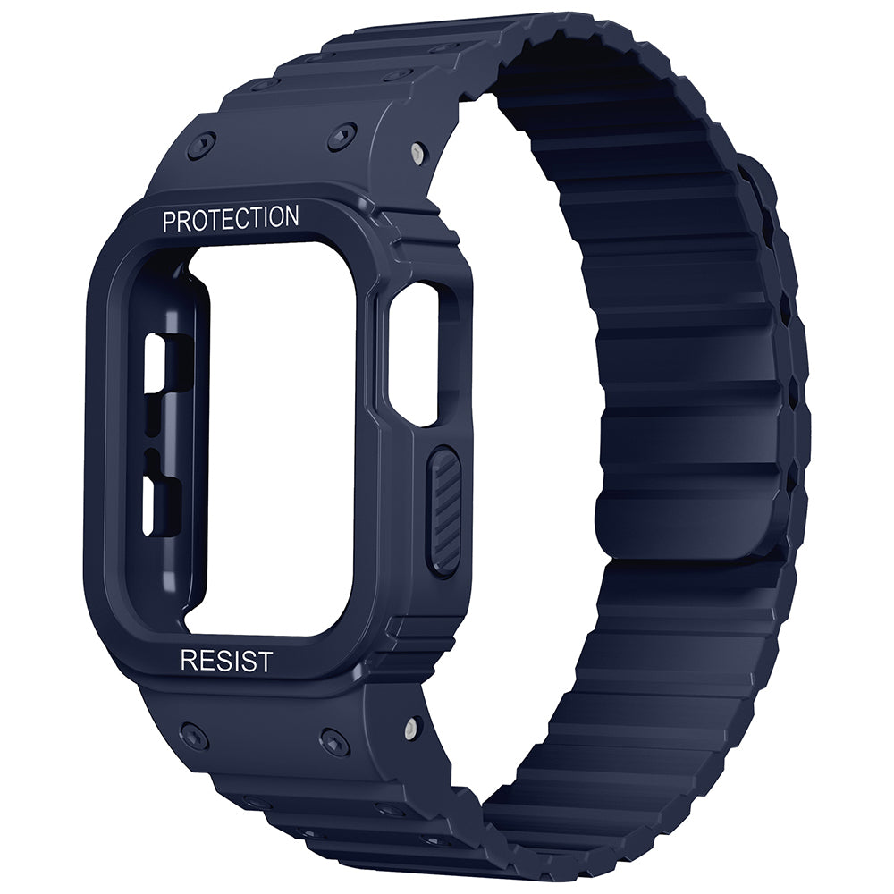 Watch 7 41mm Zore KRD-142 Airbag Tasarımlı Kasa Koruyuculu Silikon Kordon