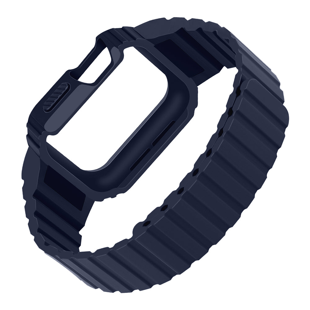 Watch 7 41mm Zore KRD-142 Airbag Tasarımlı Kasa Koruyuculu Silikon Kordon