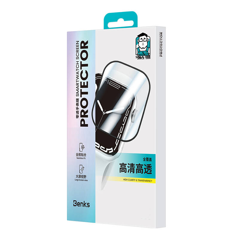 Watch 7 45mm Benks Ultra Shield PMMA Pet Saat Ekran Koruyucu