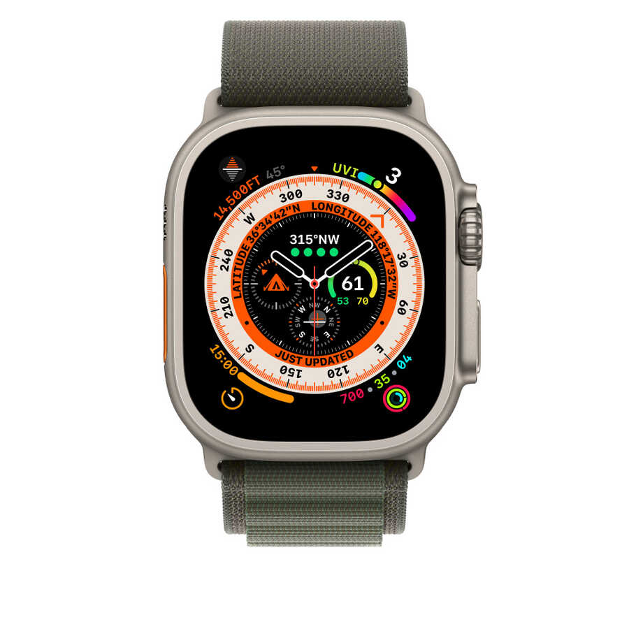 Watch 7 45mm Kordon Wiwu WU-01 Hasır Örgü Strap Kayış