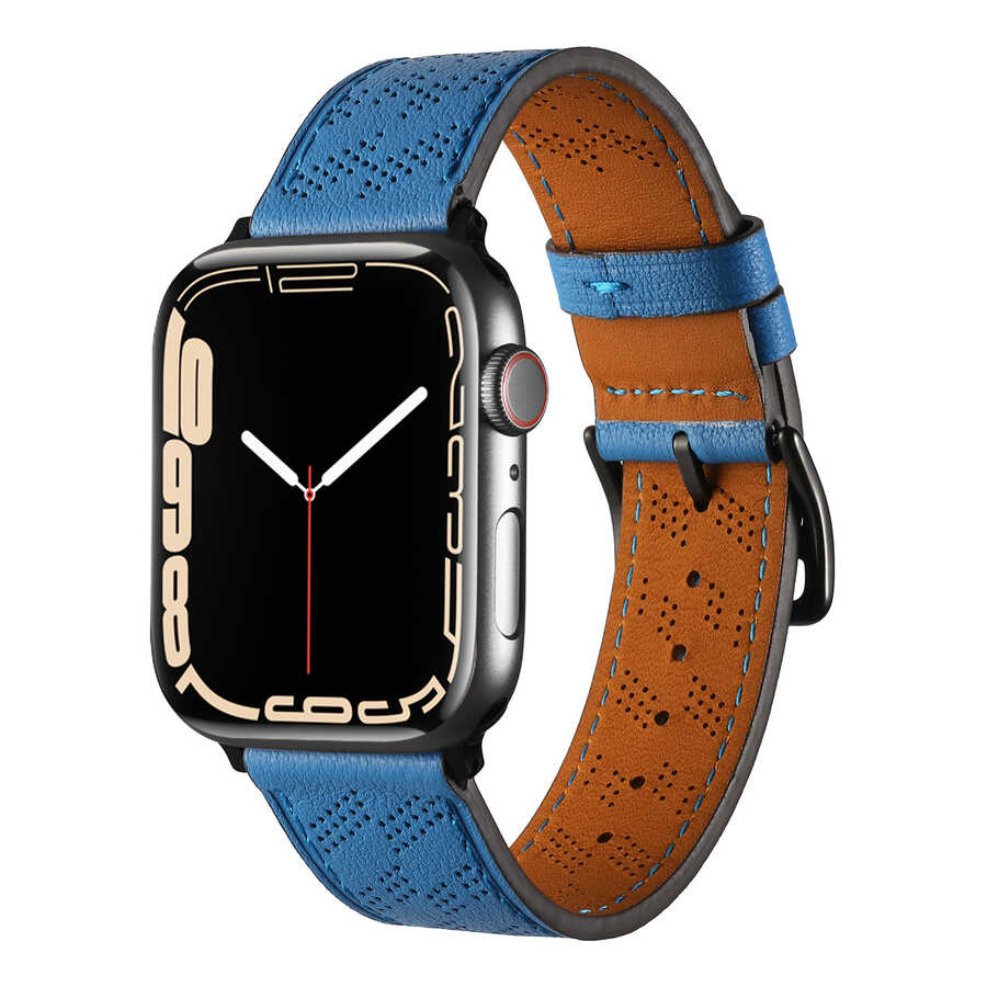 Watch 7 45mm KRD-76 PU Deri Kordon Strap Kayış
