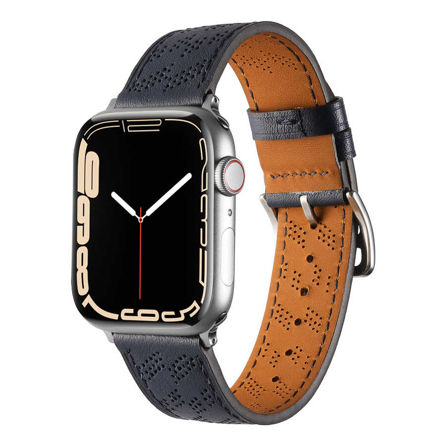 Watch 7 45mm KRD-76 PU Deri Kordon Strap Kayış