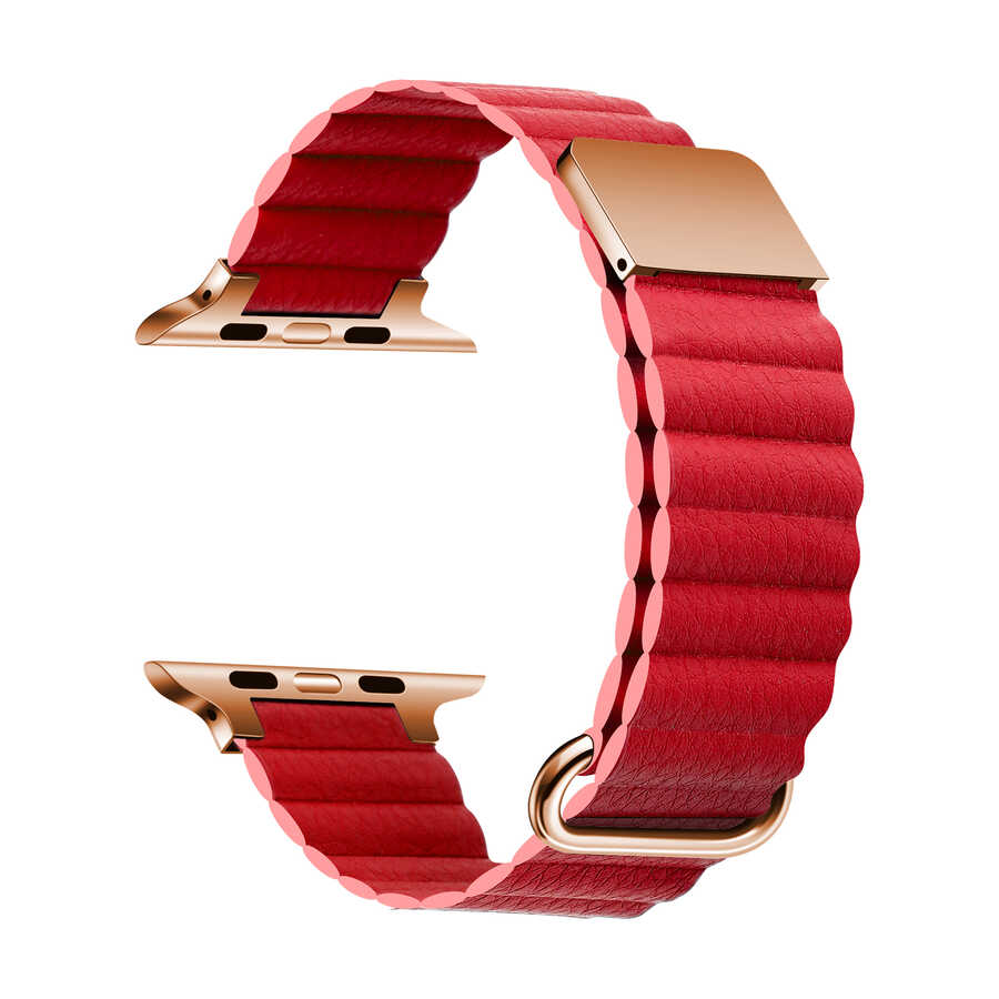 Watch 7 45mm KRD-78 PU Deri Kordon Strap Kayış