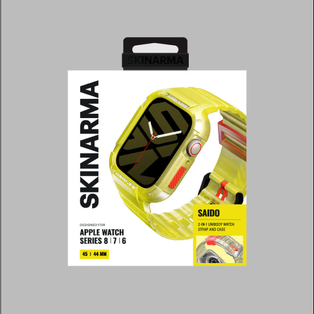 Watch 7 45mm SkinArma Saido Sert PC Kasa Koruyuculu Silikon Kordon