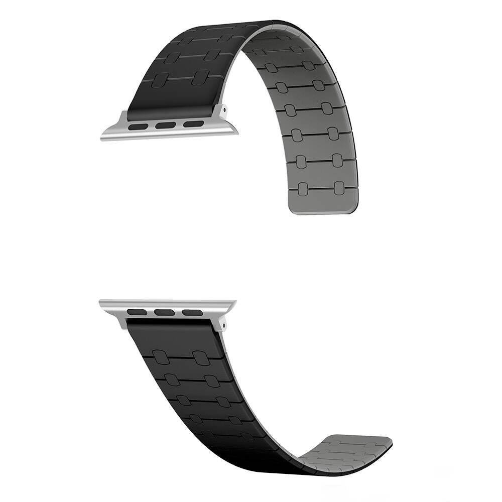 Watch 7 45mm Zore KRD-111 Çizgili Desenli Silikon Kordon