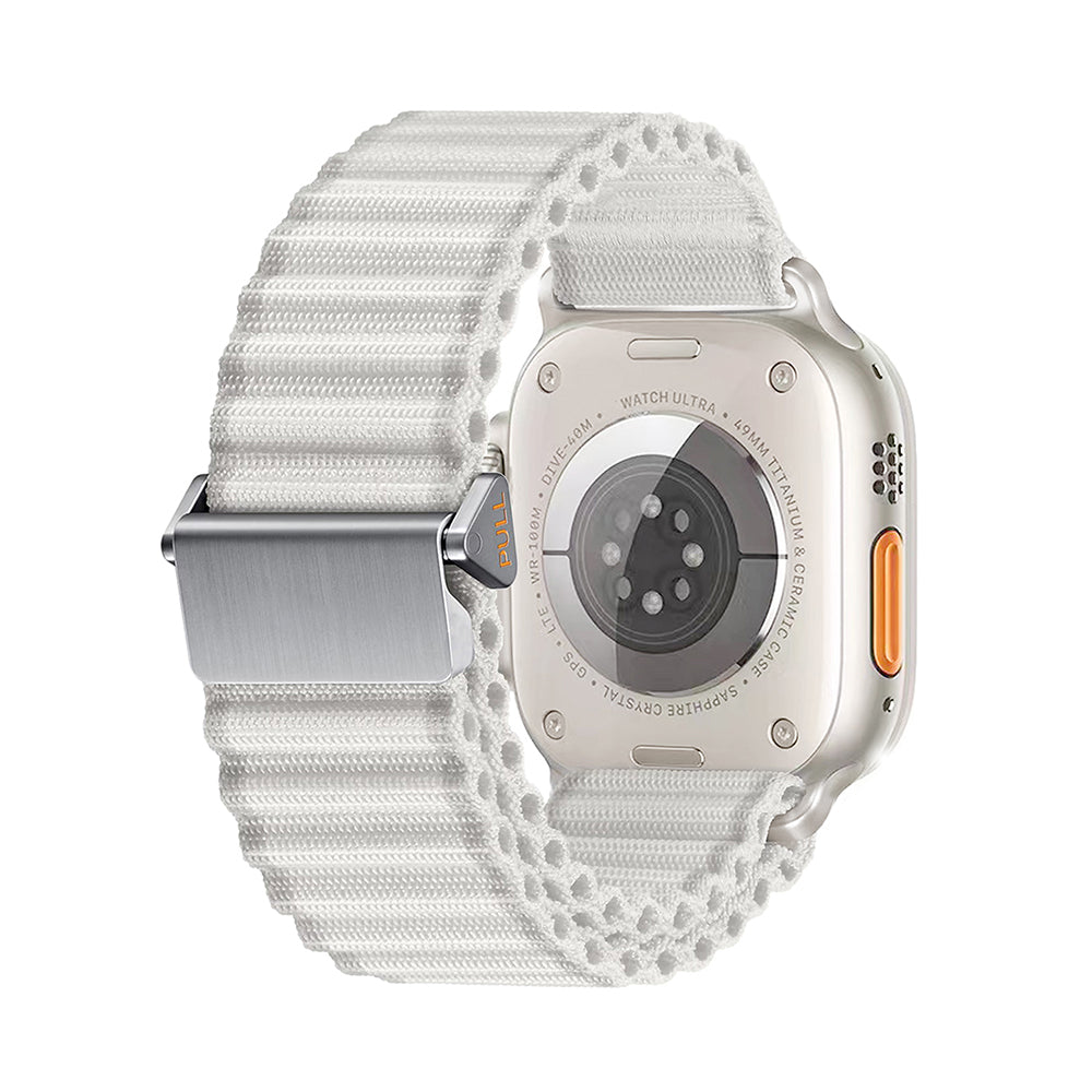 Watch 7 45mm Zore KRD-123 Naylon Kumaş Hasır Örgülü Kordon