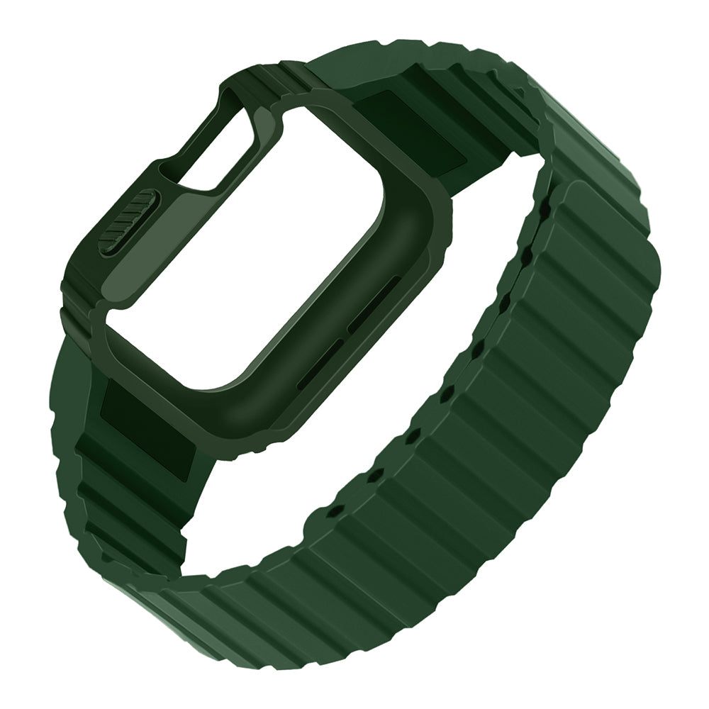 Watch 7 45mm Zore KRD-142 Airbag Tasarımlı Kasa Koruyuculu Silikon Kordon